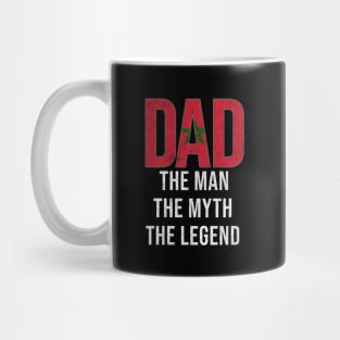 Moroccan Dad The Man The Myth The Legend - Gift for Moroccan Dad With Roots From Moroccan Mug